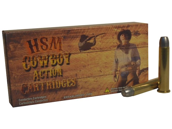 HSM Cowboy Action 45-70 Government Ammo 405 Grain Flat Nose Box of 1000