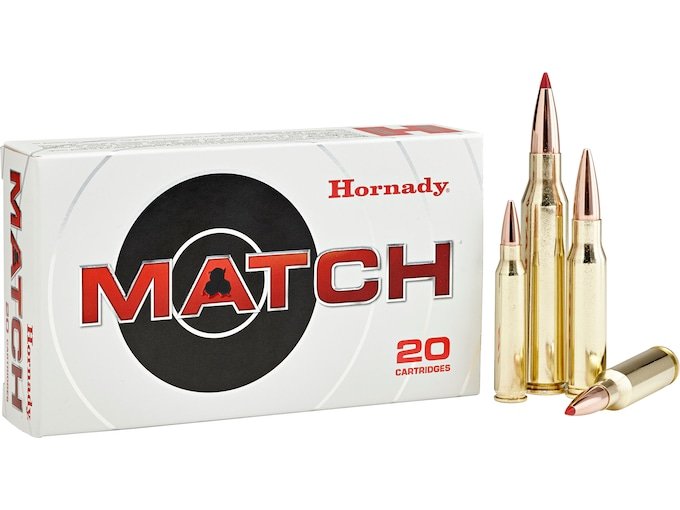Hornady Match 6.5 PRC Ammo 147 Grain Hornady ELD Match Polymer Tip Box of 1000