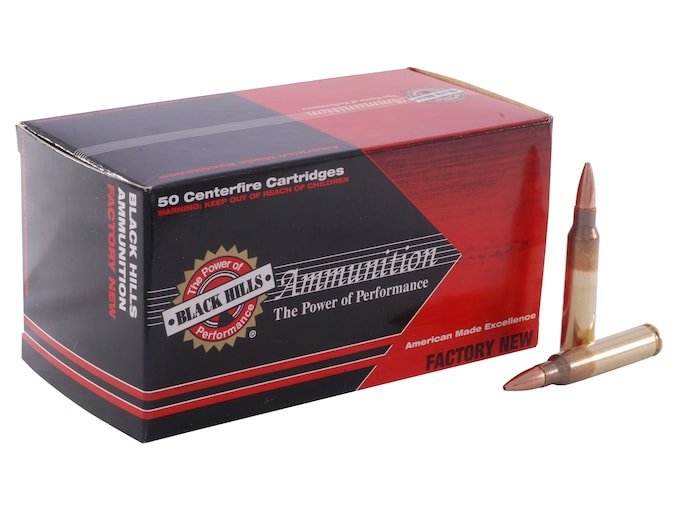 Black Hills 5.56x45mm NATO Ammo 69 Grain Open Tip Match Of 100 Round