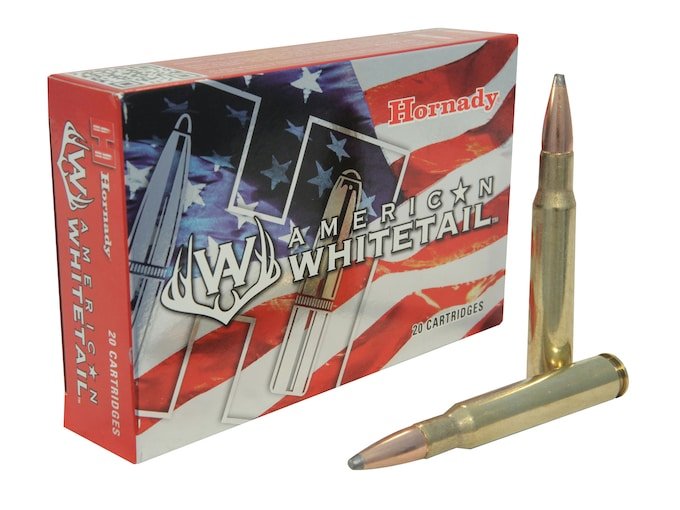 Hornady American Whitetail 30-06 Springfield Ammo 150 Grain Hornady Interlock Jacketed Soft Point Box of 100 Round
